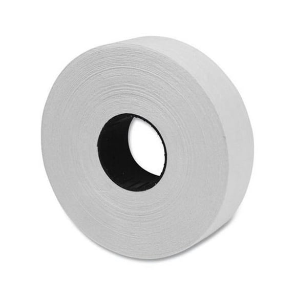 One-Line Price Marker Labels, White - 2500 Labels Per Roll