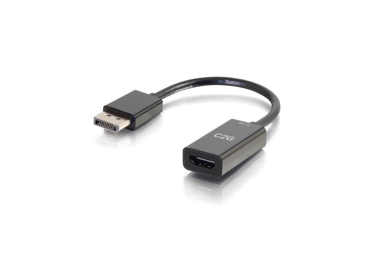 C2G 54431 8in DisplayPort to HDMI Adapter 4K 30Hz Passive - Black
