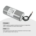 thumbnail image 5 of Capacitor de Funcionamiento CBB60 Uxcell 98x45mm 25uF 250V AC 50/60Hz 2 Cables con Estudio de Fijación, 5 of 5
