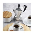 thumbnail image 2 of Iconic Espresso Maker, Makes Real Italian Coffee, Moka Pot, Silver Coffee Pot as shown, 2 of 5