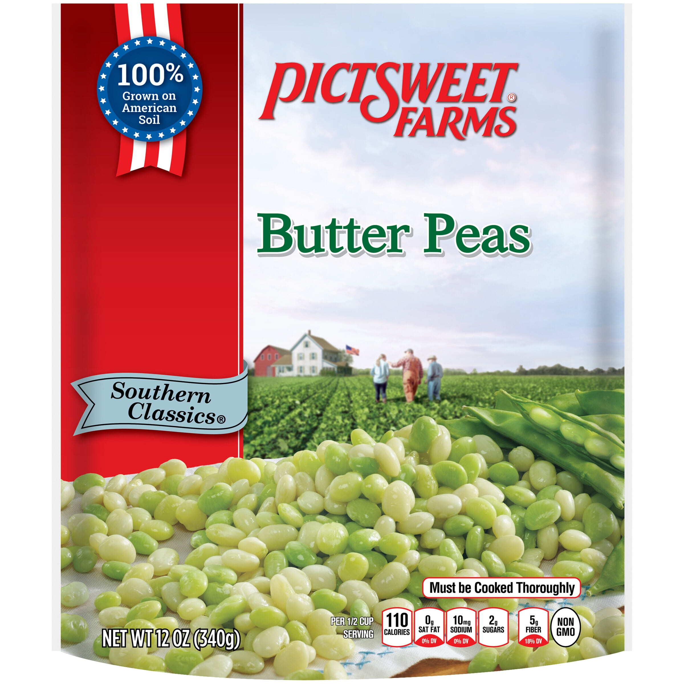 Pictsweet Farms® Southern Classics® Butter Peas 12 oz. Bag Walmart