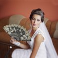 thumbnail image 5 of Unique Bargains Tassel Folding Fan 1 Pc for Weddings Parties Black, 5 of 5