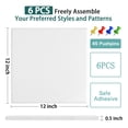 thumbnail image 6 of VANCORE Cork Board Felt Thickened Board Tiles for Walls with 45 Push Pins, Pin Board Notice Boards for Home Office Kitchen, Bulletin Board Wall Tiles for Photos Memos, Pack of 6, 6 of 6