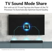 LG 5.1.3 Channel Soundbar with Dolby Atmos and Rear Surround Speakers, S80TR
