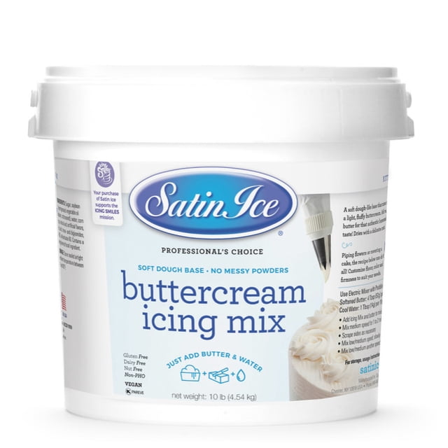 Satin Ice Mélange à Glaçage Beurre - 4,54kg (10 lbs)