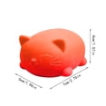 thumbnail image 3 of Jumbo Squeeze Toys, Cat Stress and Relaxation Relief, Silicone Sensory Squeeze, Orange, 1 Pc, 3.5X2 In, Squeeze Handling, Desk Decor, 3 of 7