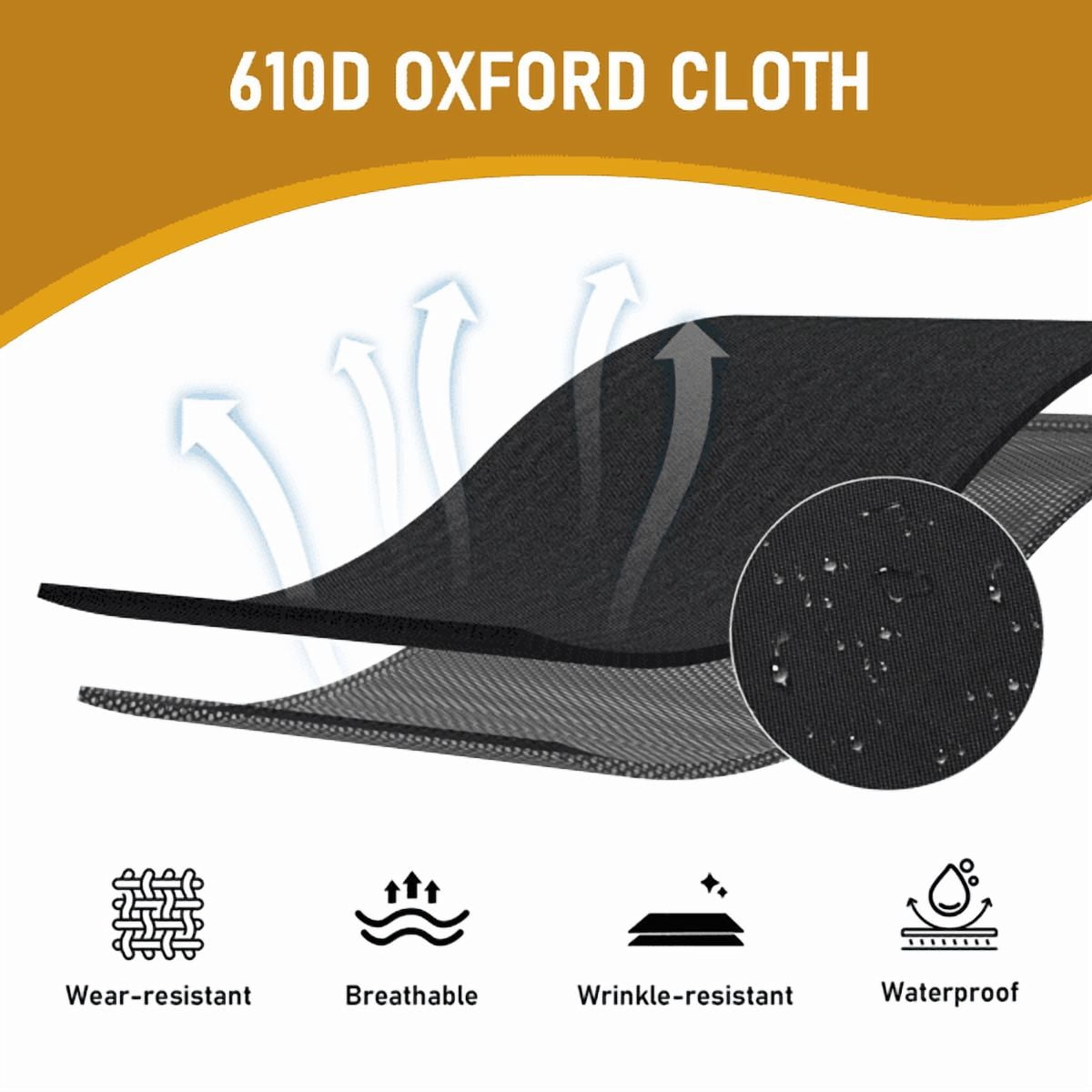 Alvantor Single Folding Camping Cot for Adults, 74 x 28 x 18 in, Aluminum Frame, Oxford Fabric, Carry Bag, Black