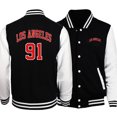 thumbnail image 3 of Equipo de baloncesto Champs 23, ropa retro americana para hombre, uniforme de béisbol de moda holgado, camisetas nuevas informales, chaquetas de cómic para hombre, 3 of 4