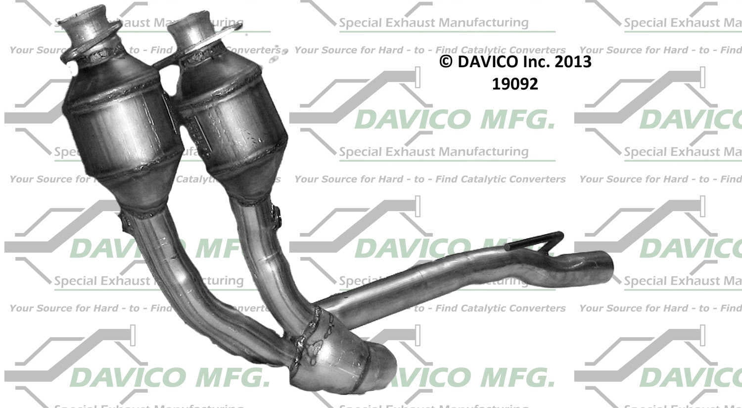 Davico Mfg 19092 Direct-Fit Catalytic Converter