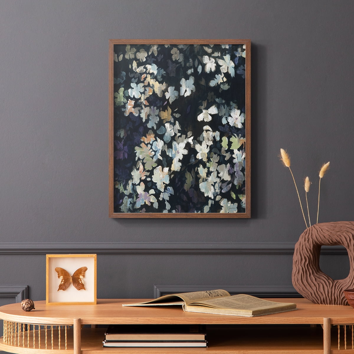 Whirlwind Framed Print in Brown Solid Wood 11 x 14 Framed Print