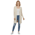 thumbnail image 2 of Yemak Women's Long Sleeve Open-Front Knitted Cardigan Sweater with Pockets HK8220-TPE-SM-BD, 2 of 3