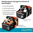 thumbnail image 4 of High Road Car Seat Organizer for the Front Passenger or Back Seat with Cup Holder Dividers and Easy Carry Handle Black, 4 of 8