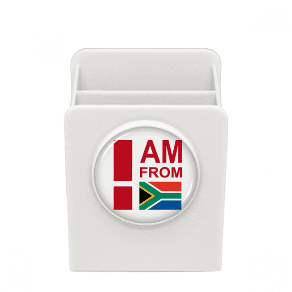 I Am From South Africa Art Deco Fashion Desk Pencil Holder Cup Pen Organizer