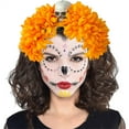 thumbnail image 4 of RXIRUCGD Halloween Hair Hoops Headband, Halloween Skull Ornament For The Dead Ghost Festival Hair Hoops Ghost Festival Stained Rose Headbands Festival Party, 4 of 6