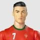 thumbnail image 3 of SOCKER 20cms-CRISTIANO RONALDO (SELECC. PORTUGAL) FIGURA ARTICULADA SOCCER, 3 of 5