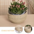 thumbnail image 6 of FRCOLOR Woven Flower Basket Woven Basket Hand Woven Planter Storage Basket Rustic Flower Basket Decor, 6 of 8