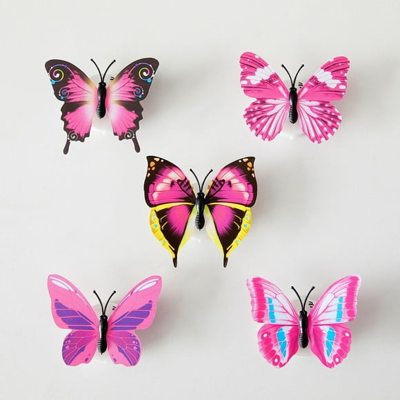 Justice LED Butterfly Lights Set of Five