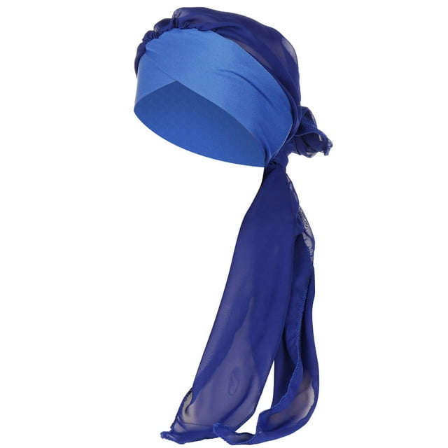 Women Solid India Hat Muslim Ruffle Cancer Chemo Beanie Turban Wrap Scarf Cap
