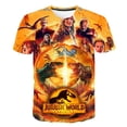 thumbnail image 2 of Camisetas Jurassic World Dominion 2023, novedad de verano, camisetas de manga corta, ropa para niños, disfraces informales para niños de 70-160 CM de altura 10T Gao Jinjia LED, 2 of 2