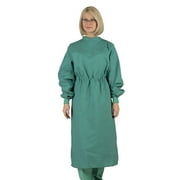 Medline Tunnel Belt Surgeons Gown,Jade Green,Large 606MJSL