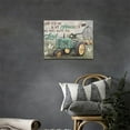 thumbnail image 6 of Farmhouse Barn Truck Wall Art Rustic Old Barn Teal Truck Butterfly Pictures Wall Decor Christian Motivational Quotes Prints Framed Modern Home Artwork for Living Room Bedroom Bathroom 16"x12", 6 of 6
