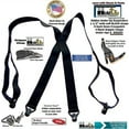 thumbnail image 2 of Hold-Ups 1 1/2" All Black Hidden Undergarment Suspenders with Patented Black Gripper Clasps, 2 of 3