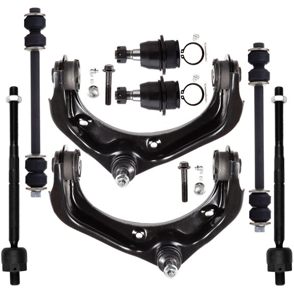 ECCPP Control Arm Kit 2006 2007 2008 2009 2010 For Ford Explorer 2006 2007 2008 2009 2010 For Mercury Mountaineer - Inner Tie Rod Ends Lower Ball Joints Front Sway Bar End Links Upper Control Arms