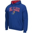thumbnail image 2 of Men's Colosseum  Royal Kansas Jayhawks Rally Cry Fleece Hoodie, 2 of 3