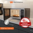thumbnail image 1 of White Westinghouse  Horno de Microondas 1.5 pies  Modelo WWCMV14042WESB  Display LED  Interior Gris  Manija de Aluminio  Plato Giratorio  Descongelado, 1 of 8