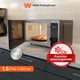 thumbnail image 1 of White Westinghouse  Horno de Microondas 1.5 pies  Modelo WWCMV14042WESB  Display LED  Interior Gris  Manija de Aluminio  Plato Giratorio  Descongelado, 1 of 8