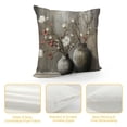 thumbnail image 4 of Fenyluxe White Flower Pillow Covers Farmhouse Throw Pillows PC-030 White, 4 of 5