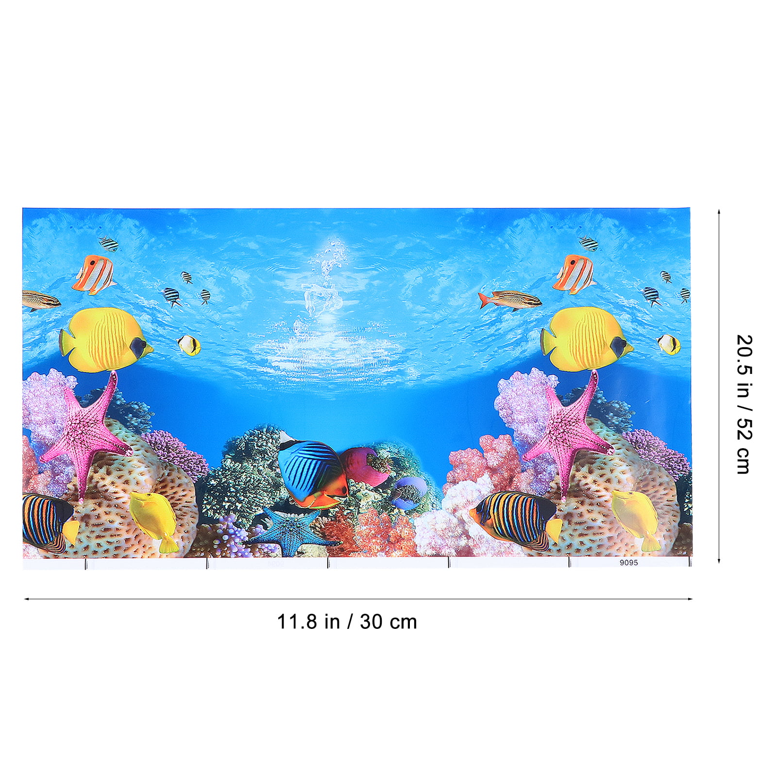 Lifelike Fish Tank Wallpaper Fish Tank Decorative Sticker Creative 3D  Poster 