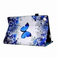thumbnail image 2 of Dteck Samsung Galaxy Tab A7 Lite Case SM-T220 SM-T225, Shockproof Silicone PU Leather Wallet Case for Samsung Tab A7 Lite (2021) SM-T220/ T225, Blue Butterfly, 2 of 10