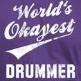 thumbnail image 3 of CafePress - World's Okayest Drummer Dark T Shirt - Men's Classic Graphic Cotton T-Shirt, 3 of 4