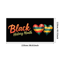 thumbnail image 3 of LUUFILx Black History Month Celebration Banner Backdrop for Events Vibrant Design Party Supplies Cultural Decorations Diversity Gathering Background Prop, 3 of 8