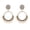 2#, variant on Classic Crystal Flower Earrings Pendientes Women Wedding Indian Jewelry Earrings-3#