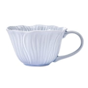 Beautiful Blue Embossed Flower Stoneware Mug Set, 2-Piece by Drew Barrymore