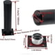 thumbnail image 2 of Furniture Legs Furniture Foot 8 Inch/20cm Adjable Feet Home Diy Projects Sofa, 2 of 3