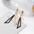 thumbnail image 1 of POXAM, nuevos pendientes de declaración coreanos para mujer, pendientes pequeños de gota geométrica arcílica negra para mujer, joyería de tendencia Brincos 2022 Tan Jianjun  unisex, 1 of 2