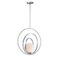 thumbnail image 1 of 18 in. Coronet One-Light Single Pendant Ceiling Light, Polished Chrome, 1 of 1