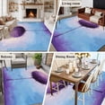 thumbnail image 5 of 6'x9' Area Rugs, Purple Tree Indoor Outdoor Area Rug for Living Room Bedroom, Abstract Gradient Blue Sky Watercolor Washable Bathroom Rugs Kitchen Floor Carpet Mats Home Decor Aesthetic, 5 of 8