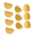 thumbnail image 2 of 10 piezas de papa bocadillo para la pelota de pelo lateral clips decorativos en forma de cabeza de cabeza decoración de cabello decoración divertida, 2 of 8