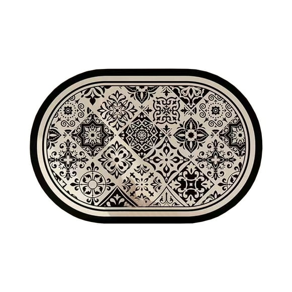 Birdeem Diatomite Floor Mat Household Bathroom Absorbent Door Mat Bathroom Diatomite Foot Mat Non Slip Floor Mat Absorbent Quick Drying Mat