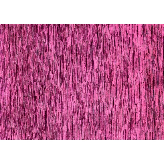 Ahgly Company Indoor Rectangle Abstract Pink Modern Area Rugs, 3' x 5'