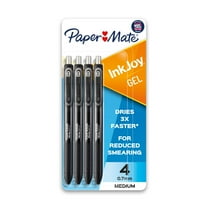 Paper Mate InkJoy Gel Pens, Medium Point, Black, 4 Pack