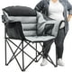 thumbnail image 1 of Silla de Camping Extra Grande Slsy – Plegable, Totalmente Acolchada, Portátil y Resistente, con Bolsillos Laterales y Portavasos, Ideal para Picnic, Pesca y Excursionismo, 1 of 7