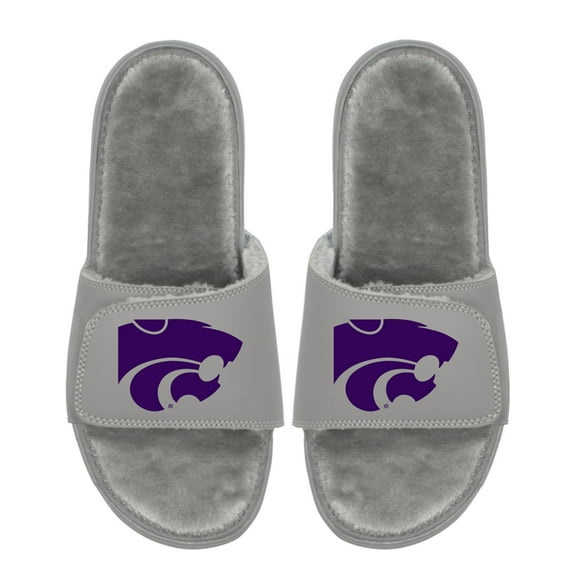 Unisex ISlide  Kansas State Wildcats Logo Fur Slide Sandals