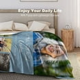 thumbnail image 4 of Custom Memorial Blanket for Loss of Loved One - A Letter from Heanven Sympathy Blanket Loss of Dad Mom Husband Wife Friend in Loving Memory Blanket Personalized Blankets, 4 of 5
