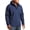 NVY CHARCOAL, variant on by DXL Big and Tall Men's Hooded Bonded Fleece Jacket, Charcoal Black, 4XL-TALL