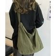thumbnail image 4 of PIKADINGNIS Women Canvas Tote Bags Crossbody Shooping Bags Top Handle Handbag Hobo Purse Zipper Closure, 4 of 6